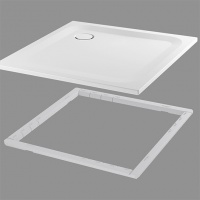 Душевые поддоны Душевой поддон 100x100 см, белый 