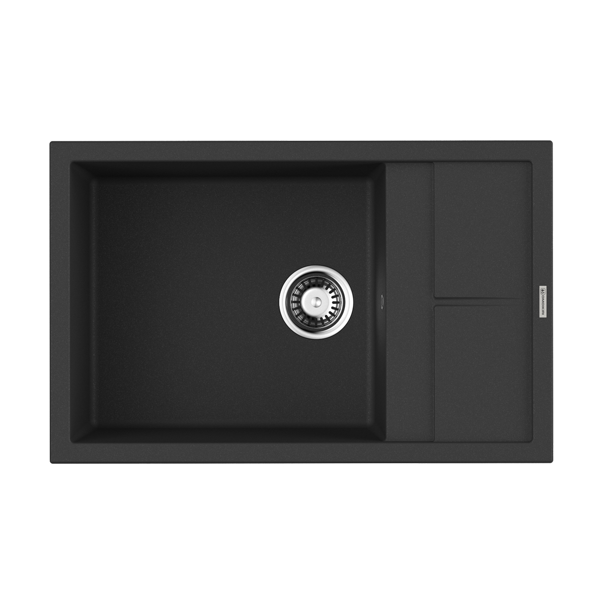 Кухонные мойки Кухонная мойка 780x500x200 Sumi 78-LB-BL Tetogranit/черный 