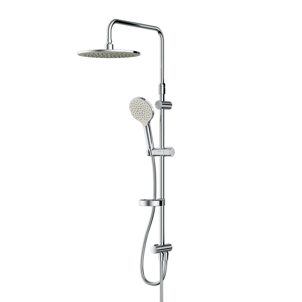 Душевая программа Душевая система, верхний душ 250 мм, ручной душ 120 мм, 3 функции, хром 