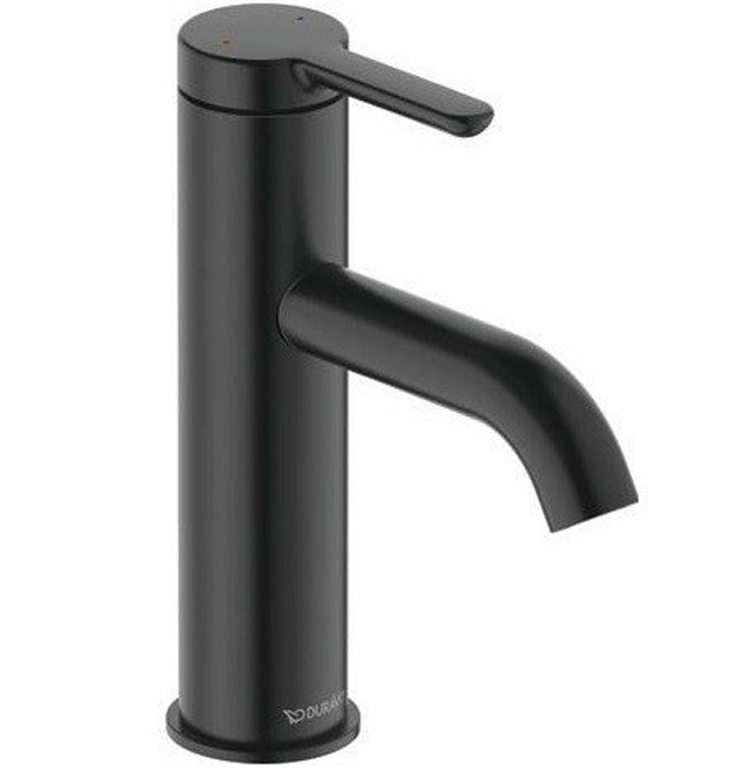 Смесители M Однорычажный смеситель для умывальника  с донным клапаном, черный матовый 