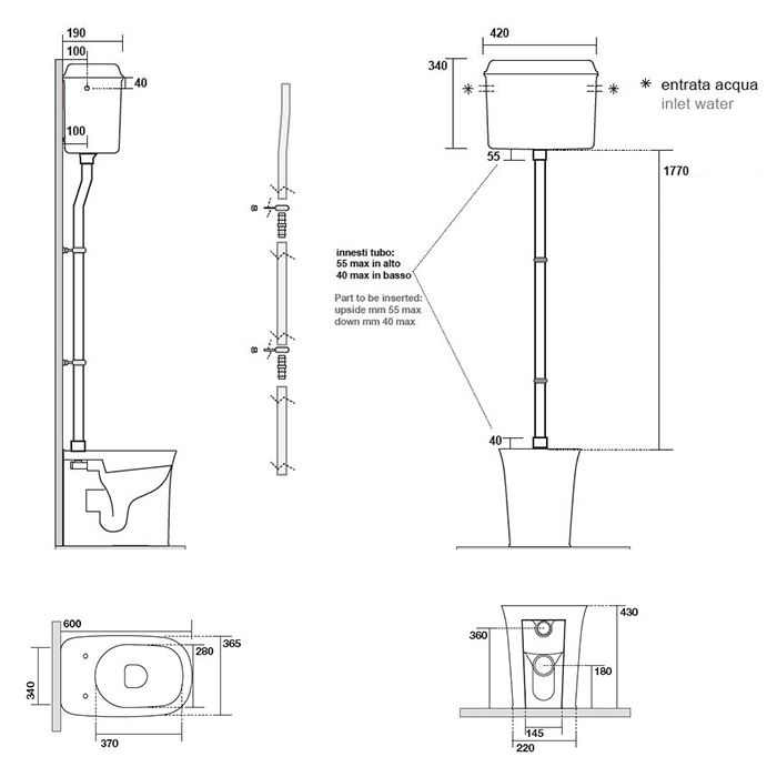 Сиденья для унитазов Сиденье для унитаза SLIM, быстросъемное, SoftClose, цвет: черный матовый 