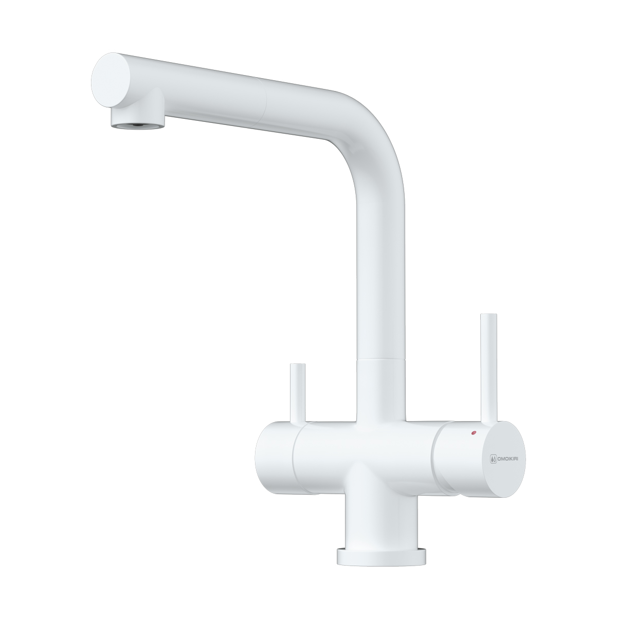 Смесители для кухни Смеситель для кухни Takamatsu-S-WH латунь/белый 