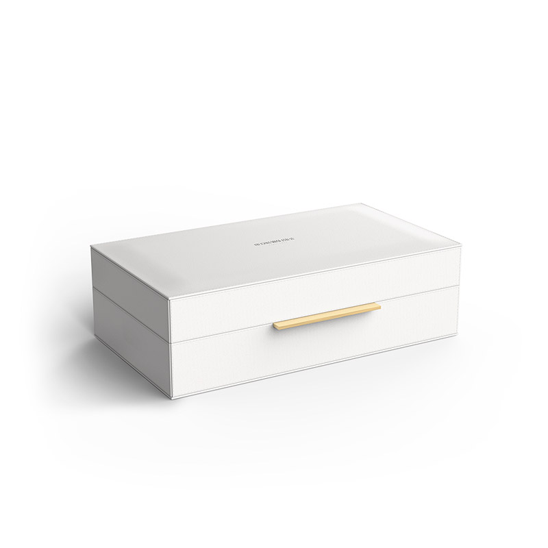 BOX L Универсальная коробка имитация кожи цвет белый