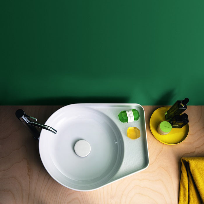 Раковины Laufen VAL Раковина-чаша 500х400х125мм без отв. под смеситель, цвет: белый 