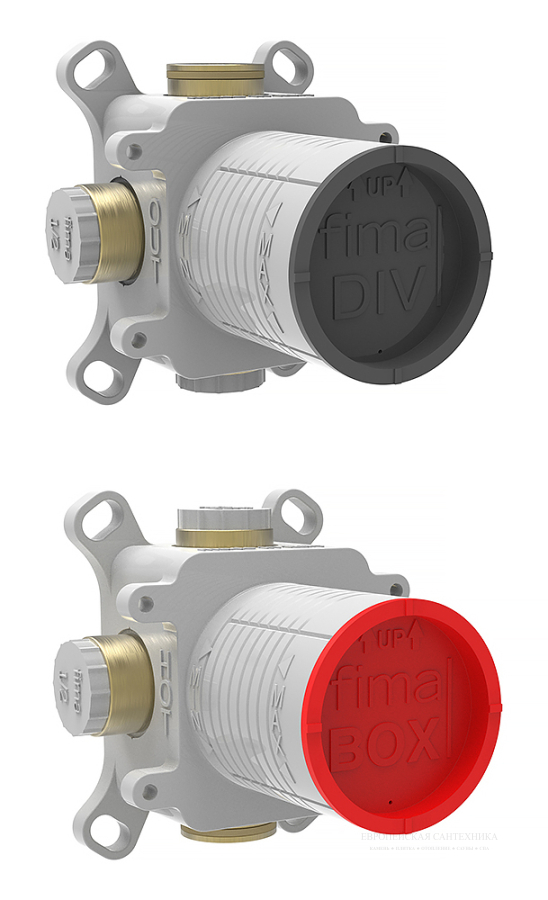 Cкрытая часть термостата с переключением на 2 источника