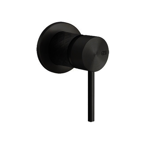 Смесители Смеситель для душа внешняя часть чёрный матовый 