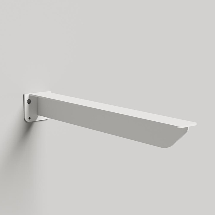 Кронштейн 400*40*44мм для подвесной раковины/столешницы, цвет белый матовый