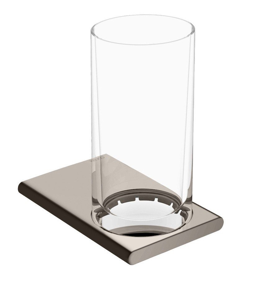 Аксессуары для ванной Стакан для зубных щёток подвесной (никель шлифованный) 