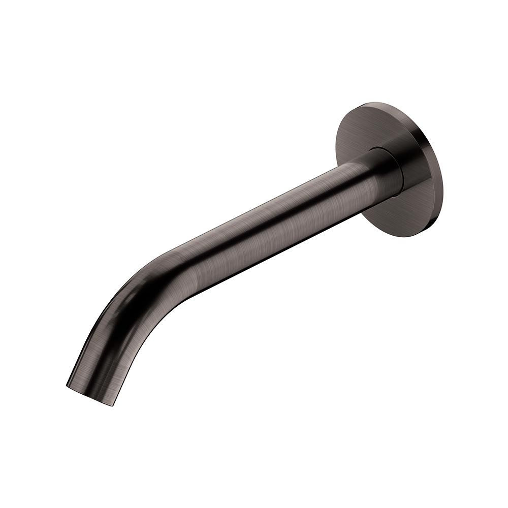 Комплектующие Spouts Излив для ванны настенный BLX BRUSHED BLACK CHROME 