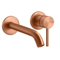 Смесители GESSI 316 Встраиваемый смеситель с изливом 210-180мм (внешние части), цвет: brushed copper pvd 