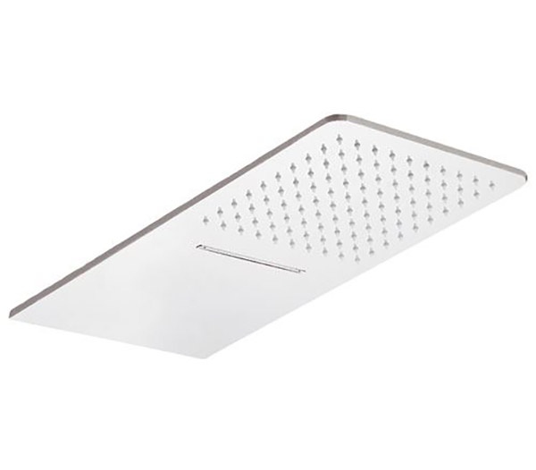 Душевая программа Верхний душ с каскадным изливом 220*500 мм, нержавеющая сталь полированная 