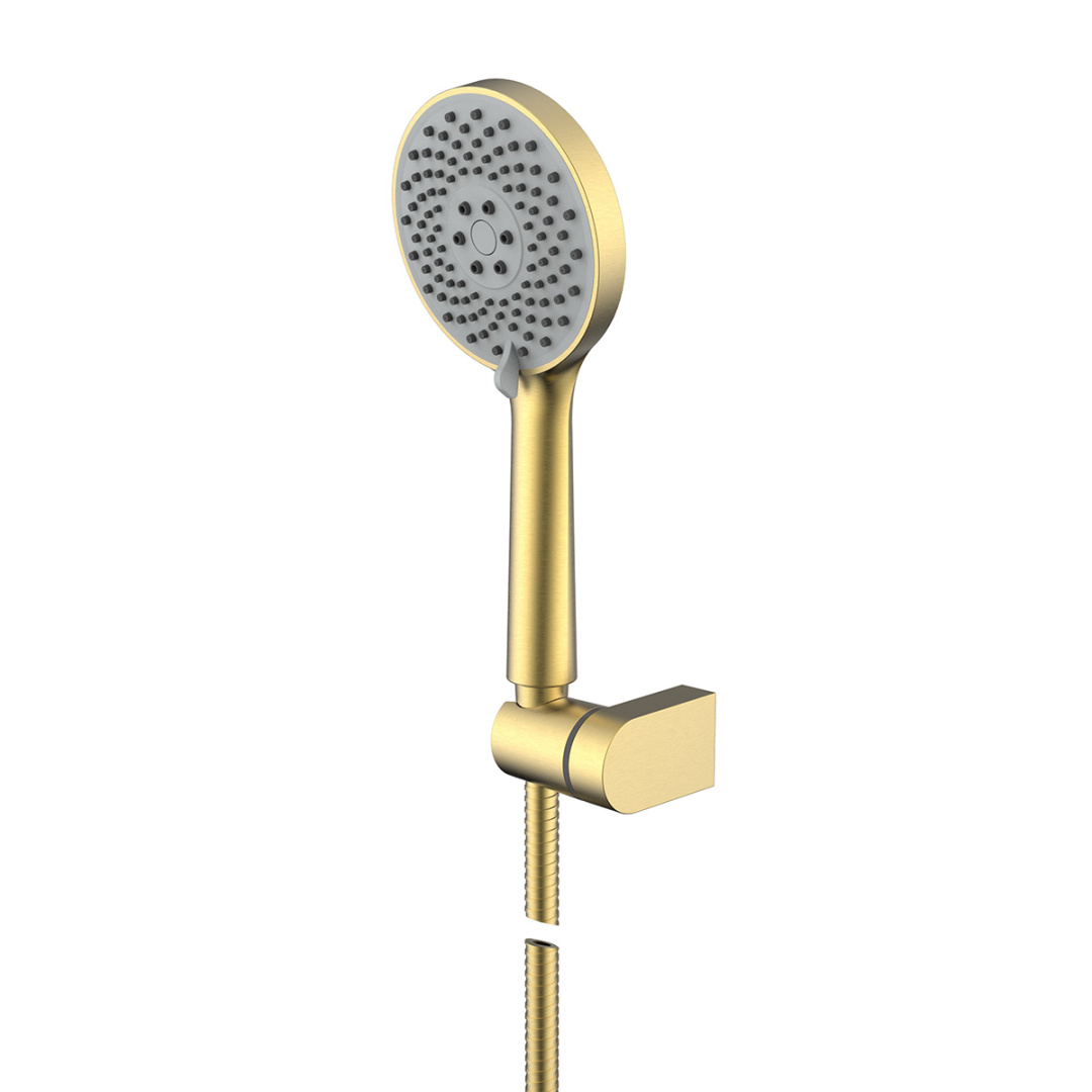 Комплектующие Ручной душ с держателем душа (АБС) BRUSH GOLD (БРАШИРОВАННОЕ ЗОЛОТО) 