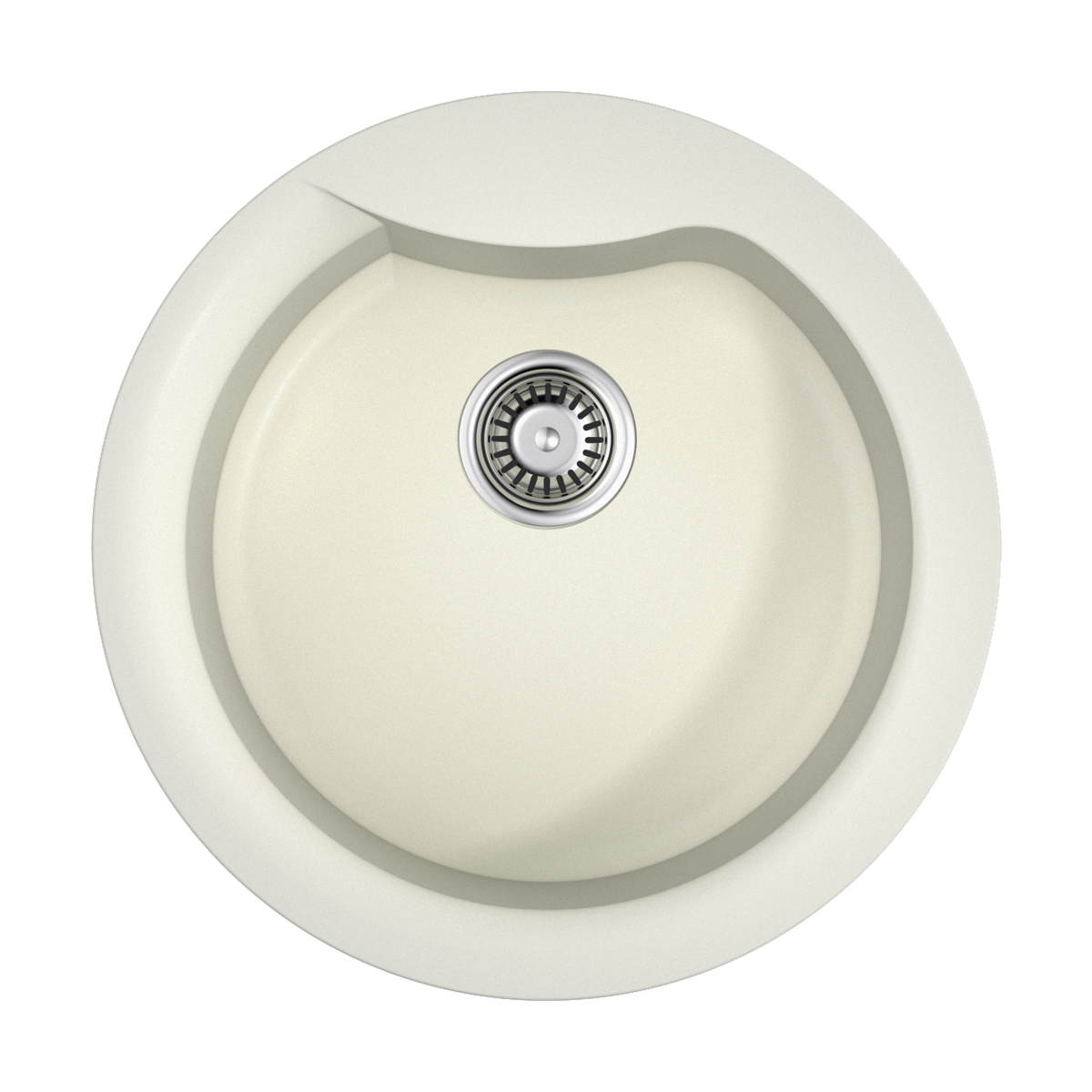 Кухонная мойка 485x485x210 Yasugata 48R-WH Tetogranit/белый