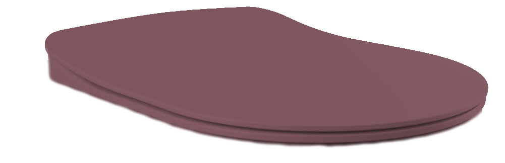 Сиденье для унитаза, цвет берри матовый