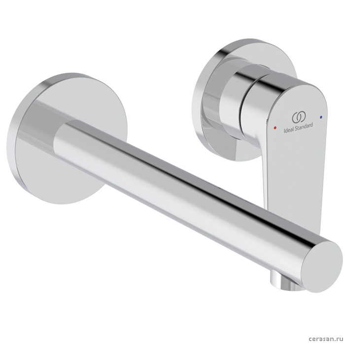 Настенный смеситель для раковины излив: 180 мм, без донного клапана, для монтажа с A1313NU цвет хром