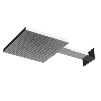 Душевая программа Душевая лейка из стены, 300х300 мм, 2 режима, материал нерж. сталь, цвет Mirror Stainless Steel 