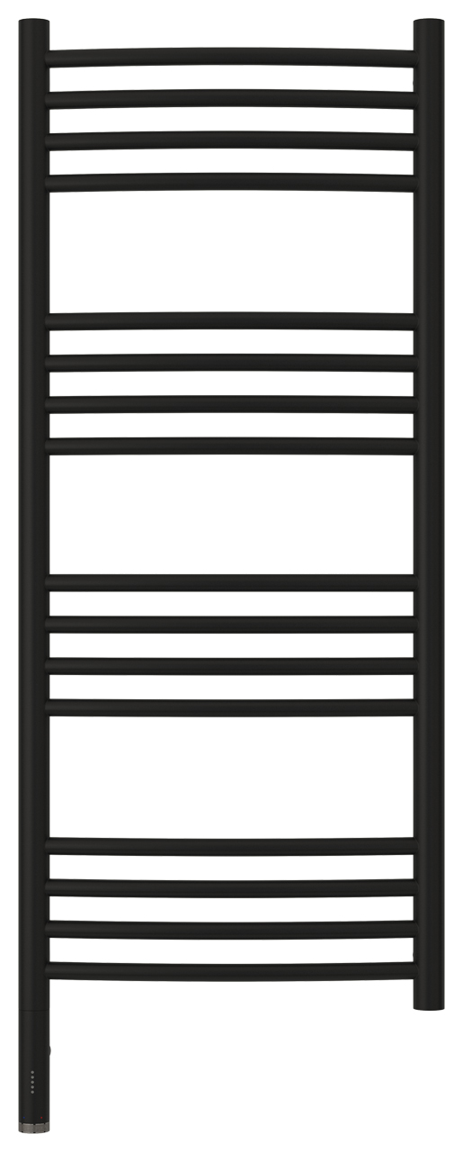 Полотенцесушители Полотенцесушитель электрический 1000х400 / МЭМ левый (Матовый чёрный) 