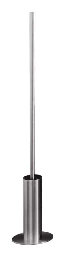 Ёршик Giotto, напольный, с колбой, сталь, цвет сатинированное светлое золото