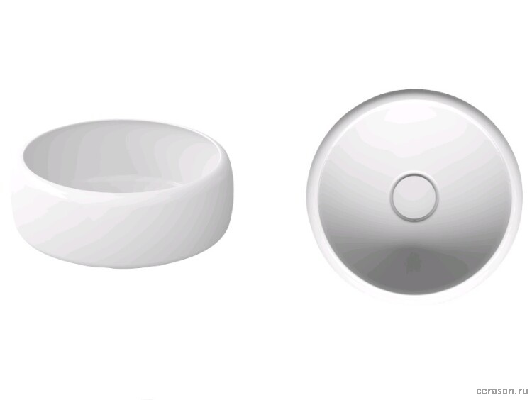 Раковины Раковина 420x420x115, отверстия для смесителя-отсутствуют, BetteGlasur® Plus, цвет-белый 