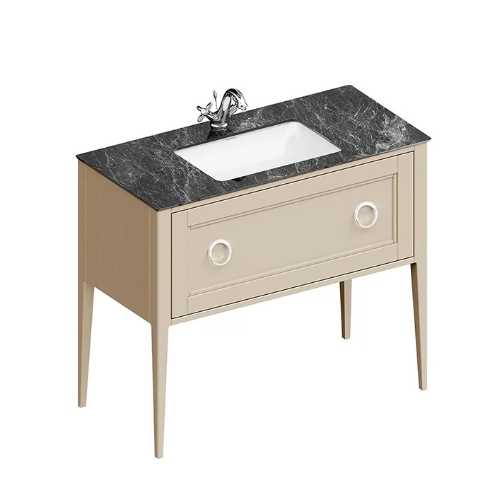 Мебель для ванной Тумба Classic NEO напольная 1 ящик 100, капучино матовый 