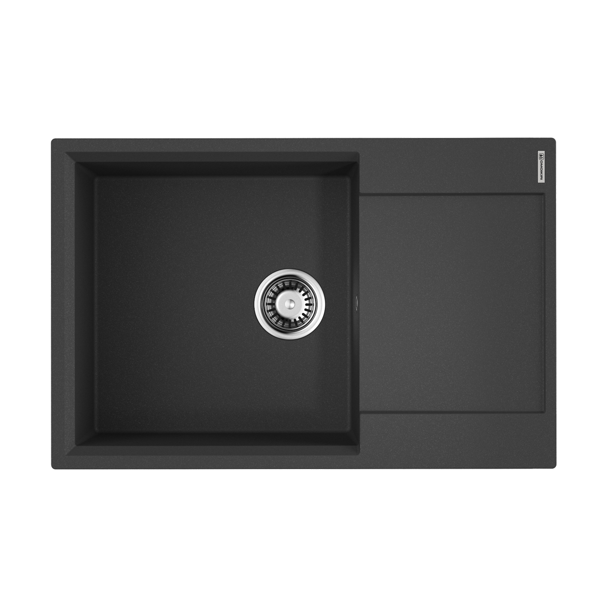 Кухонные мойки Кухонная мойка 780x510x190 Daisen 78-LB-BL Artgranit/черный 