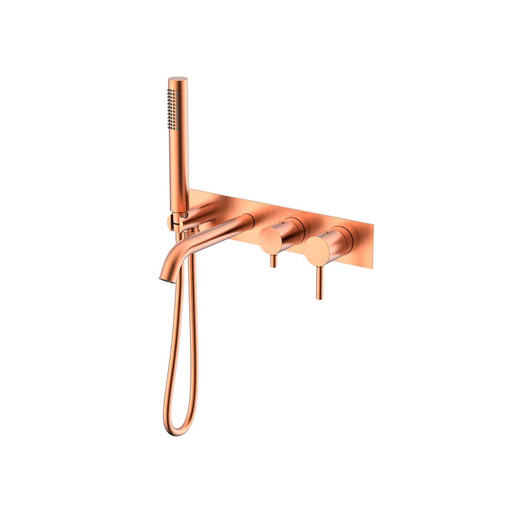 Смеситель из стены для ванны ROSE GOLD