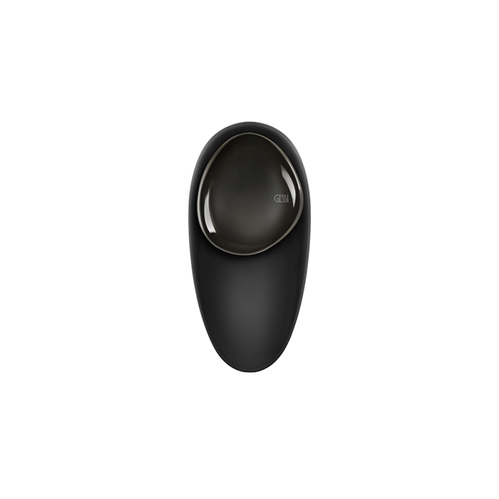 Смесители Ручка однорычажного смесителя для раковины, дизайнерская, цвет черный металлик 