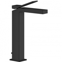 Смесители Высокий смеситель для раковины чёрный матовый 