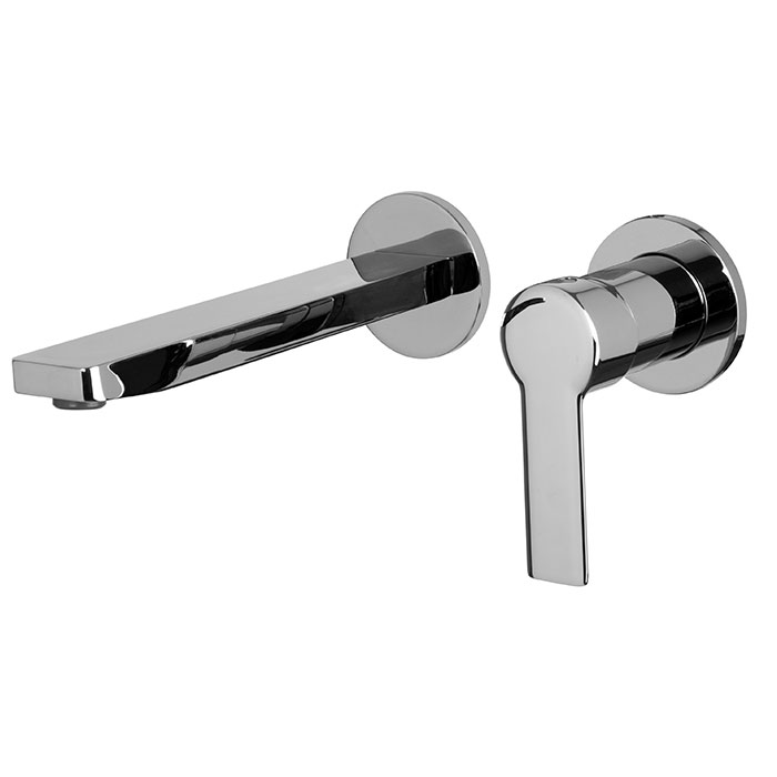 Смесители Смеситель для раковины, встраиваемый, излив 20,4 см, цвет хром 