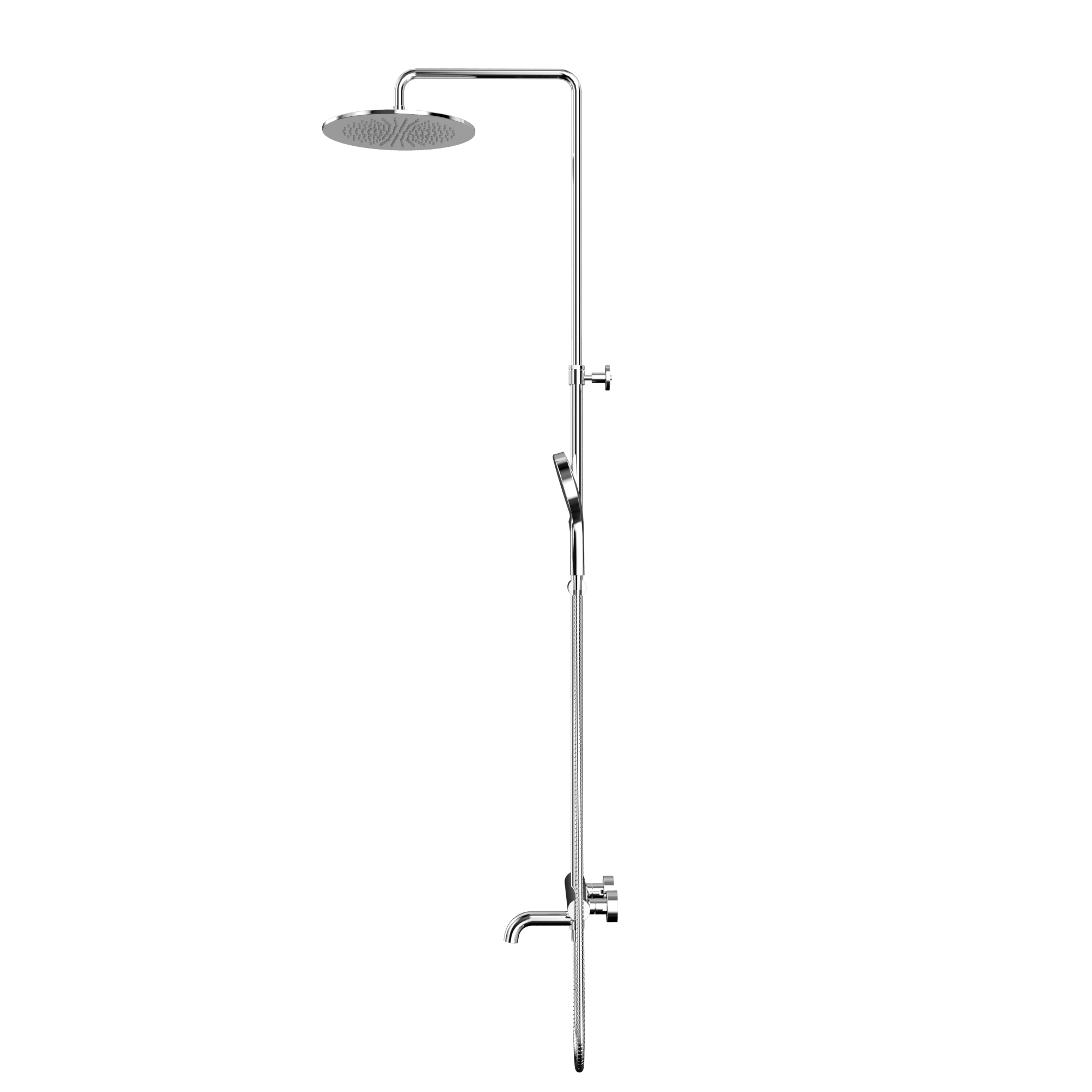 Душевая программа Термостатическая система для ванны наружного монтажа Y1234TOPCR (хром) 