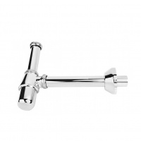 Комплектующие Сифон-стакан, стандартная модель, хром 