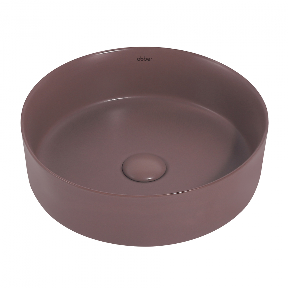 Раковины Раковина накладная 36х36 цвет коричневый 