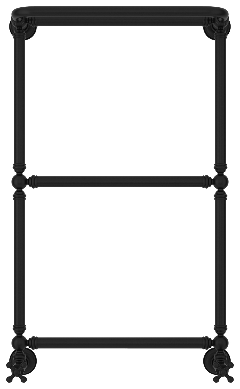 Полотенцесушители 1386 Полотенцесушитель 860х500 (Матовый чёрный) 