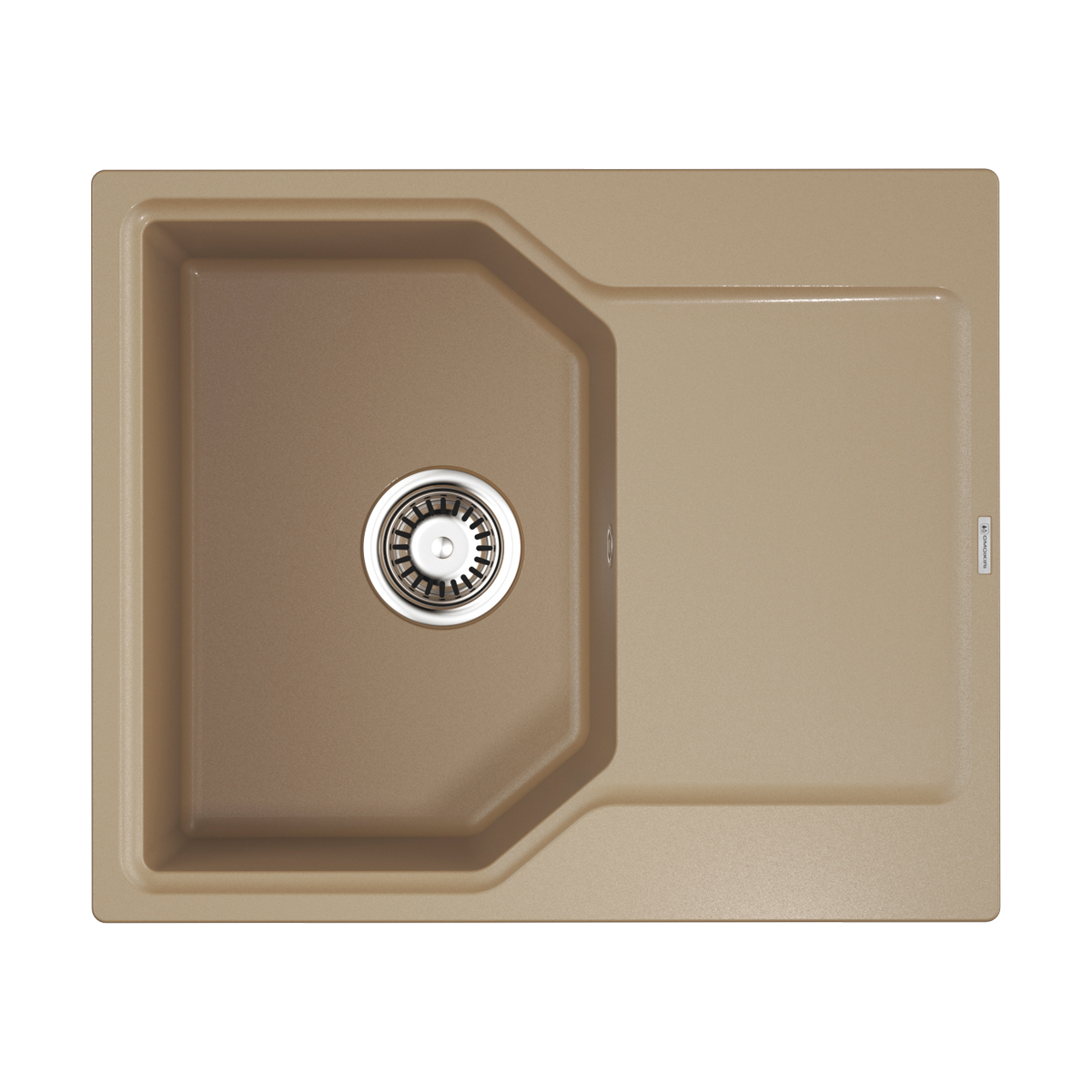 Кухонные мойки Кухонная мойка 615x510x190 Yonaka 61-CA Artgranit/карамель 