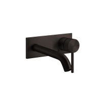 Смесители Настенный смеситель для раковины внешняя часть черный матовый 