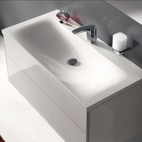 Раковины Раковина для мебели 100*49 см (белый глянцевый) 
