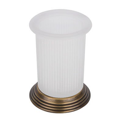 Стакан настольный, цвет античная бронза/матовое стекло