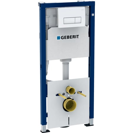 Системы инсталляции инсталляция Duofix для подвесного унитаза, со смывным бачком Delta, панель смыва Delta51 белая 