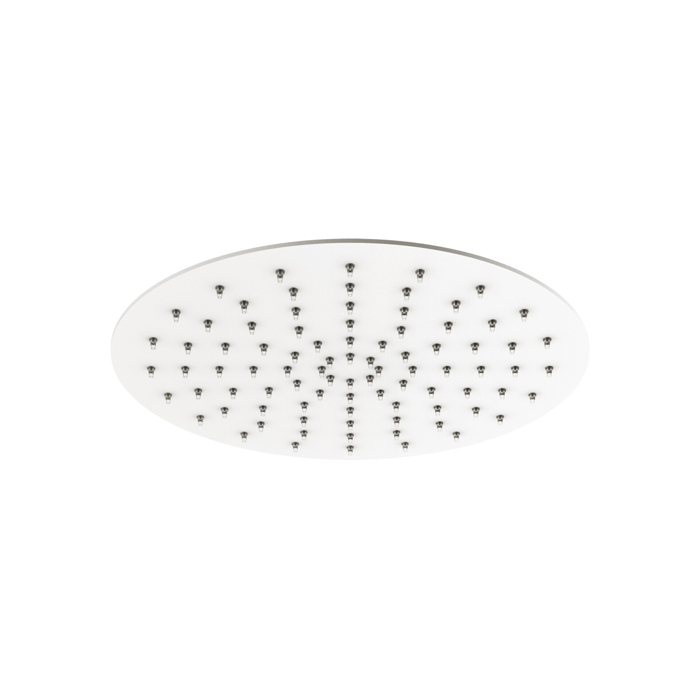 Душевая программа Верхний душ d250 из нержавеющей стали, встроенный клапан безопасности, поворотное крепление, антикальций, 2мм, белый матовый 