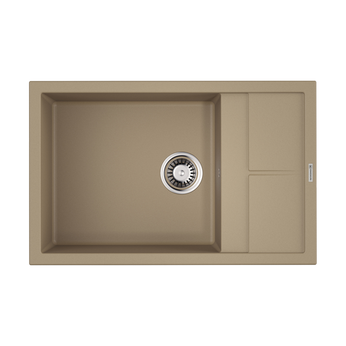 Кухонные мойки Кухонная мойка 780x500x200 Sumi 78-LB-CH Tetogranit/шампань 