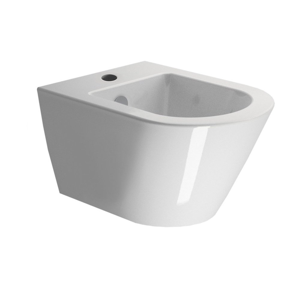 Биде подвесное (белый глянцевый)