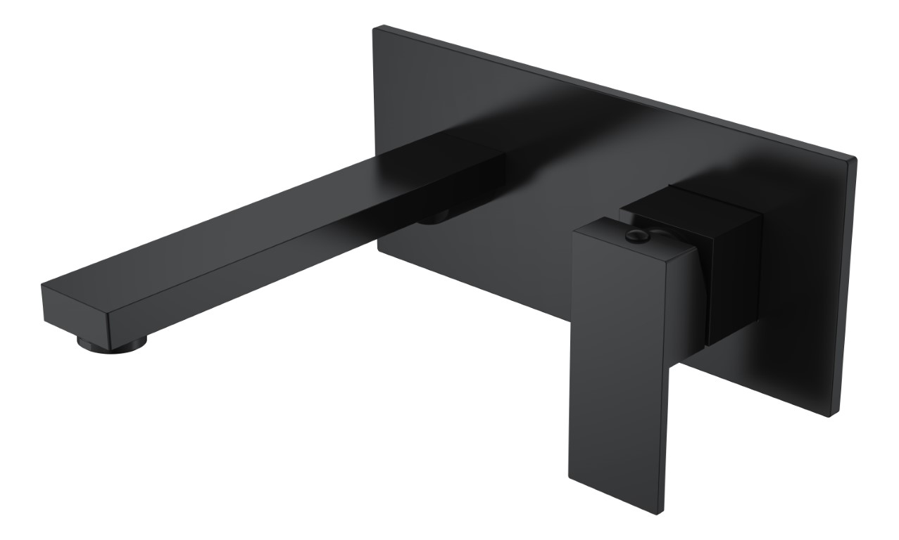 Смесители Смеситель для умывальника из стены Matt Black 