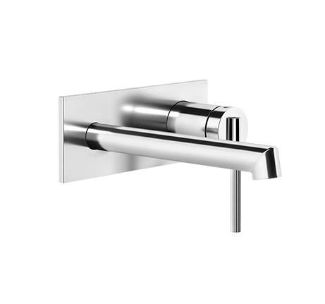 Смесители Настенный смеситель для раковины внешняя часть хром 