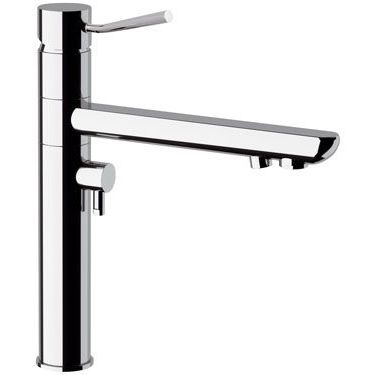 Смесители для кухни Высокий смеситель для кухни, хром 