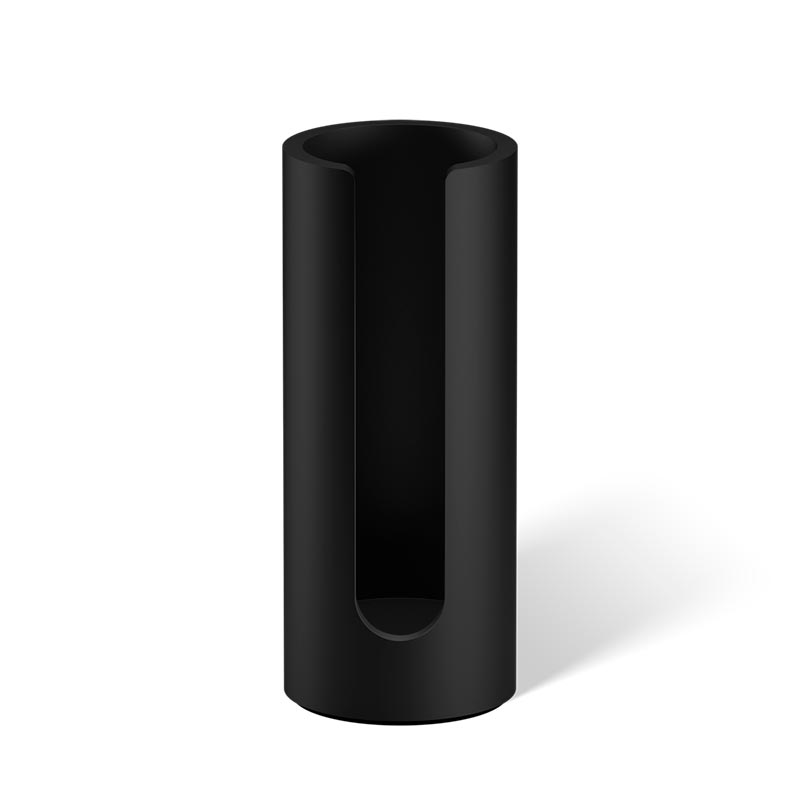 Аксессуары для ванной WPB Дозатор для ватных дисков, черный матовый 