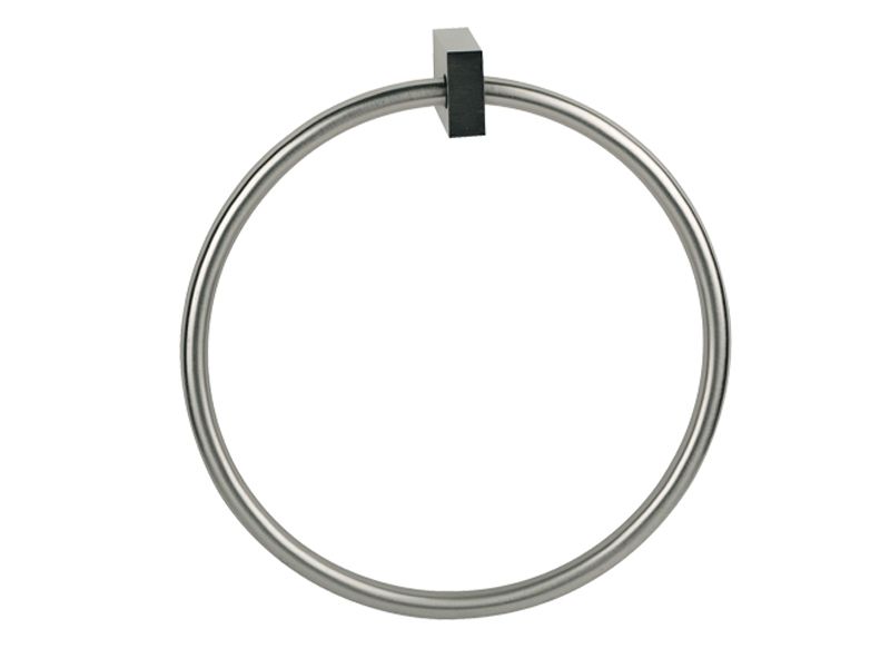 Аксессуары для ванной Полотенцедержатель настенный кольцевой, хром 