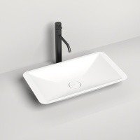 Раковины Раковина накладная 575х350, матовая, материал S-Stone 