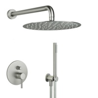Душевая программа Душевая система - комплект со смесителем, никель матовый 