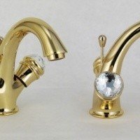 Смесители Смеситель для раковины (золото) 