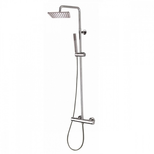 Душевая программа Душевой комплект с термостатом, верхний душ 230 х 230 мм, хром 